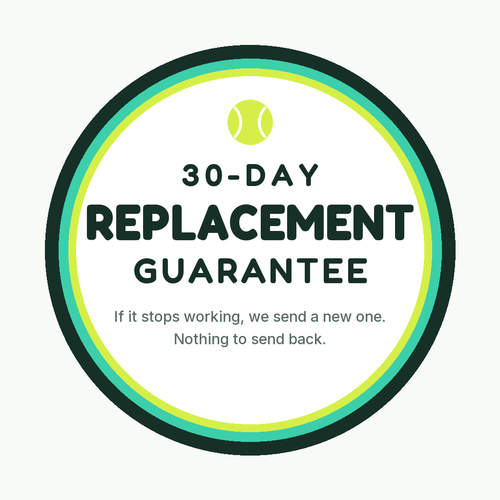 30-day replacement guarantee badge